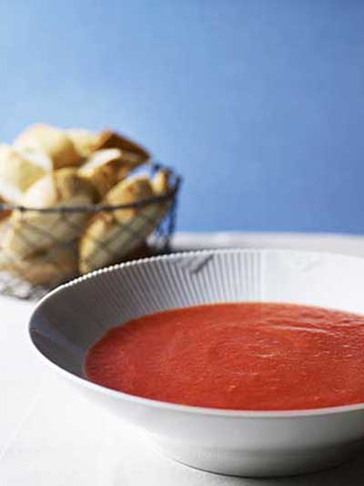 Tomater og suppe